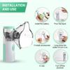 Medical Silent Mesh Nebulizer Adult Kids Handheld Asthma Inhaler Atomizer Health Care Mini Portable Nebulizer Humidifier
