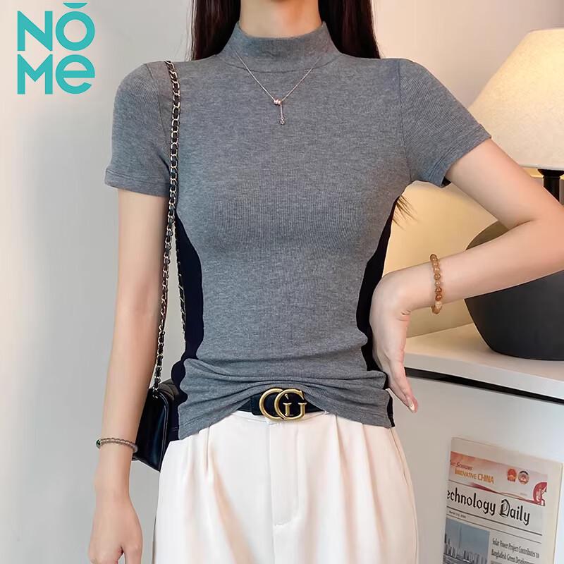 NOME Women's Ribbed Short Sleeve T-Shirt