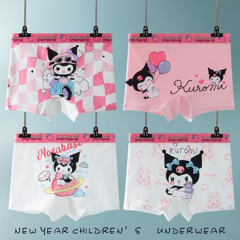 Girls' Pure Cotton Boxer Briefs - Soft, Skin-Friendly, No Pinching, Perfect for Middle and Older Children