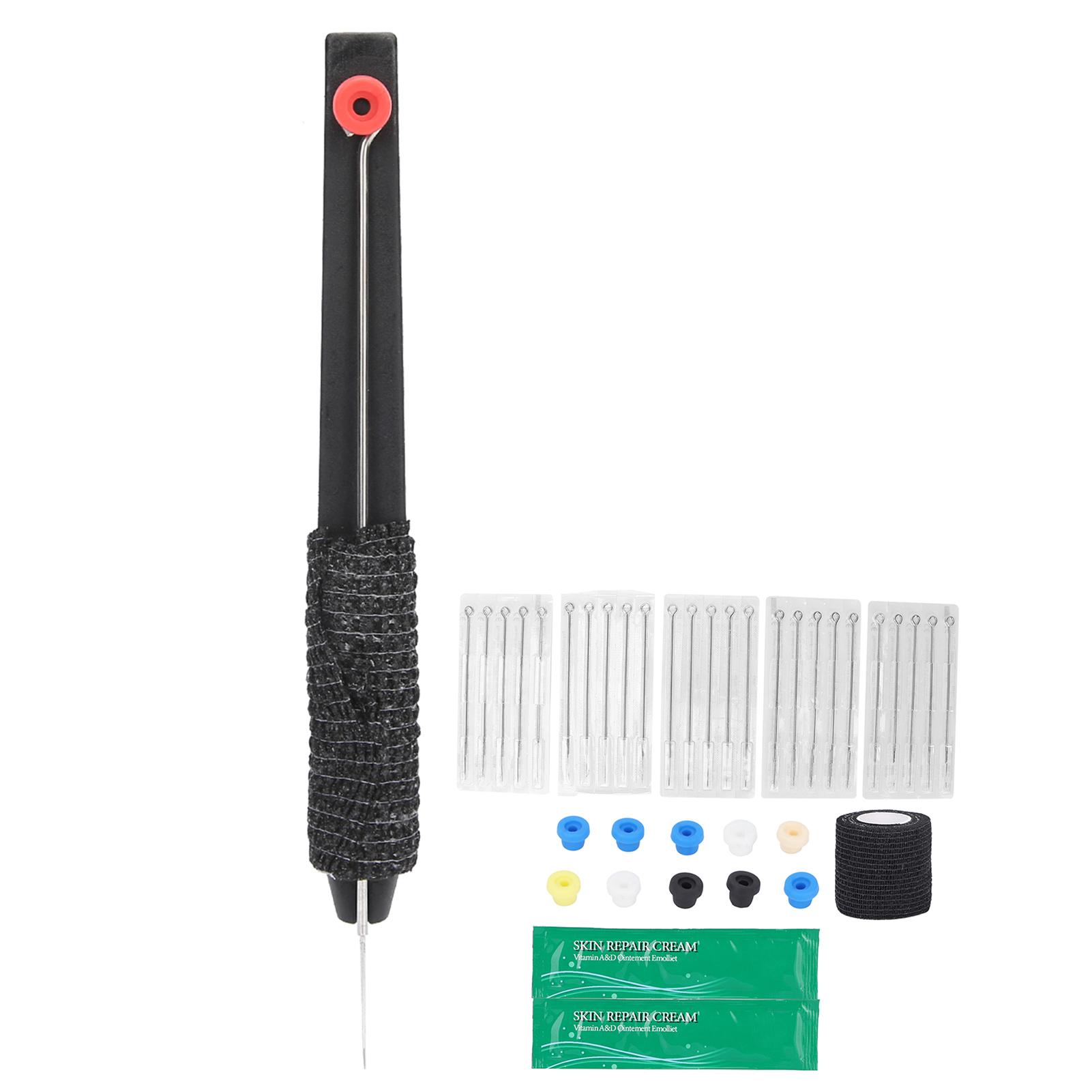 

Профессиональный набор для татуировки с ручкой, набор игл для татуировки, набор ручек для татуировки, черный