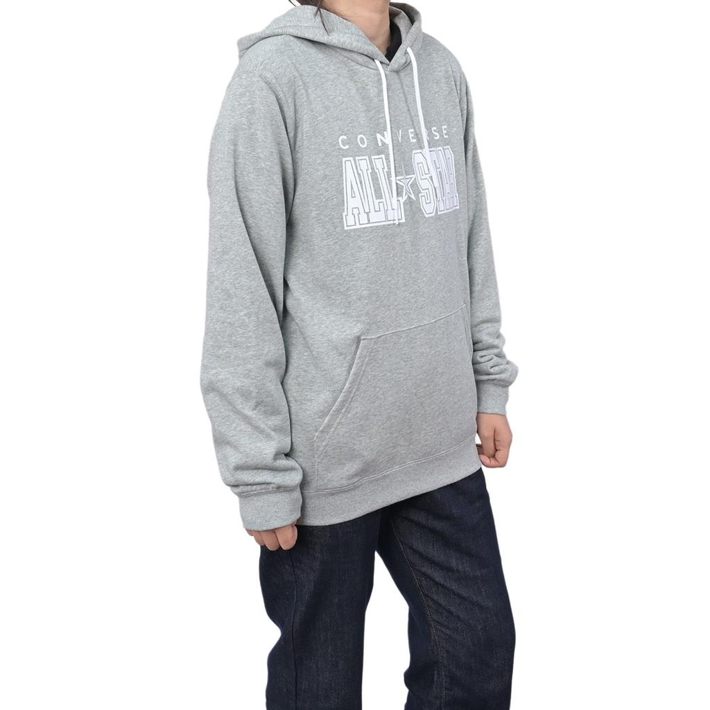 Converse Sweatshirts Men's Gray Hooded Moderate MCH872-G59