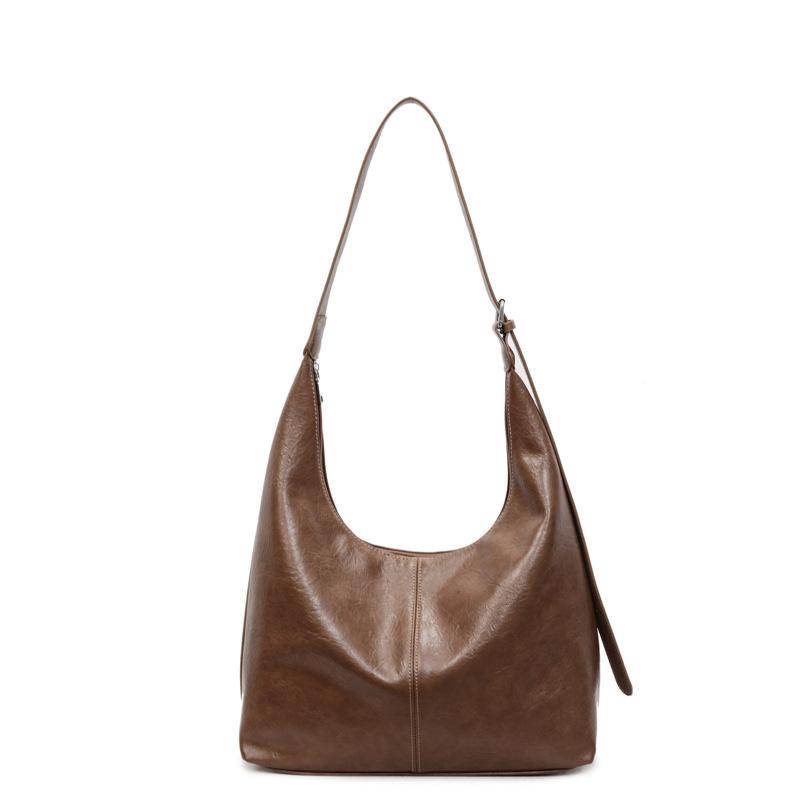 

New fashion messenger bag single shoulder large capacity tote bag women s bag fashionable simple casual bag коричневый