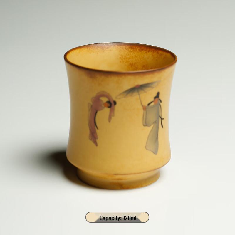 Shangqi Bamboo Joint Ceramic Tea Cup