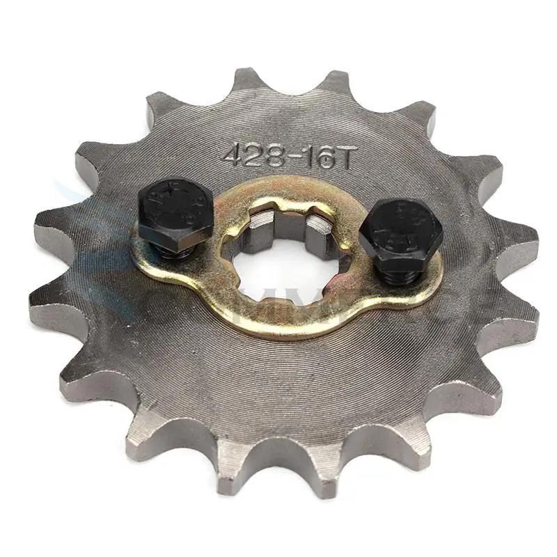 420#20MM 10 11 12 13 14 15 16 17 18 19T Toothed Sprocket&Fixed Plate Lock for 50-125cc Motorcycle Pit Dirt Bike ATV Go Kart Quad