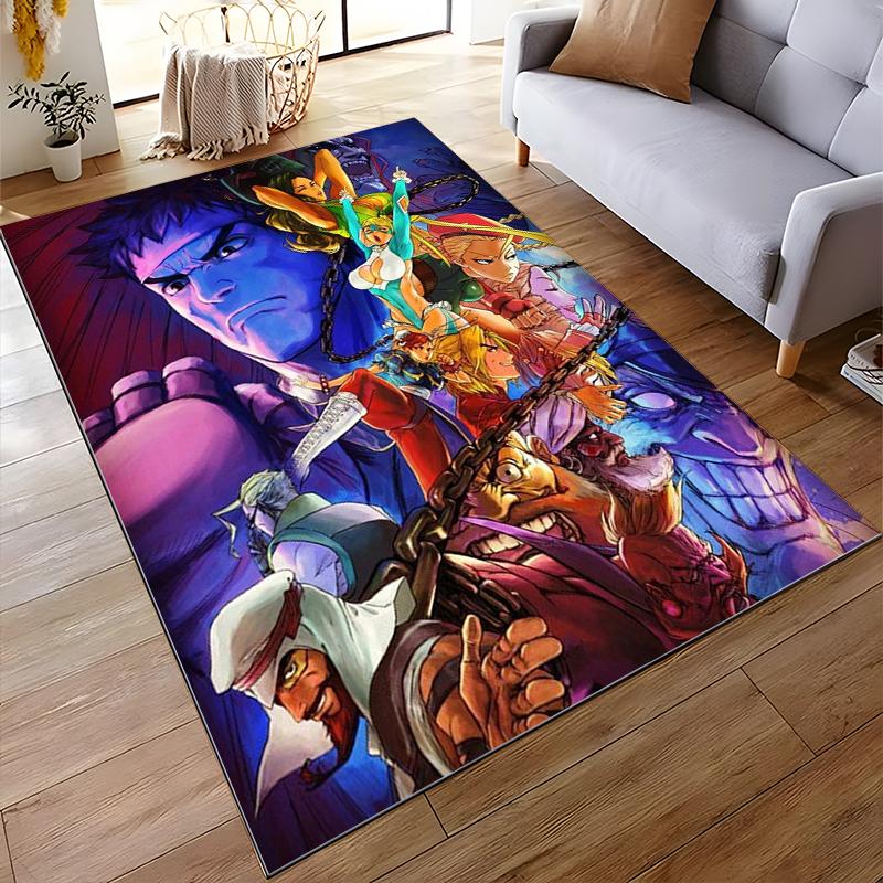 "Colorful Cartoon Characters Decorative Carpet for Living Room Decor" Suitable for use as an anti-slip for living room bedroom sofas