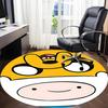1pc Adventure Time Jake the Dog Office Round Area Rug, Under Office Chairs Bedroom Living Room Home Decor  A1022321