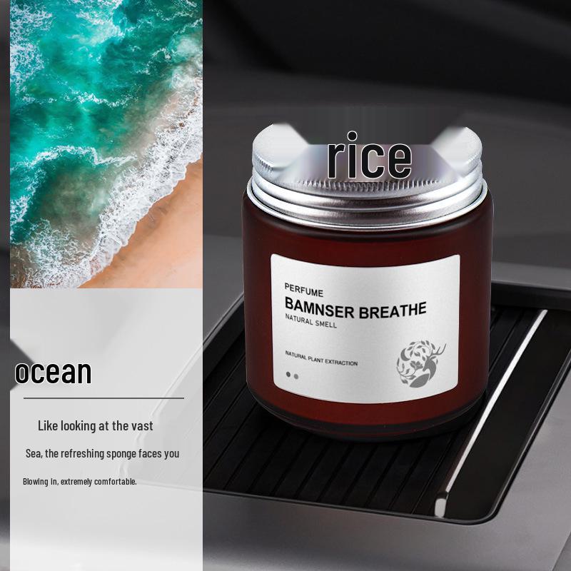 High-End Car Air Freshener Solid Balm: Perfume Ornament and Odor Eliminator