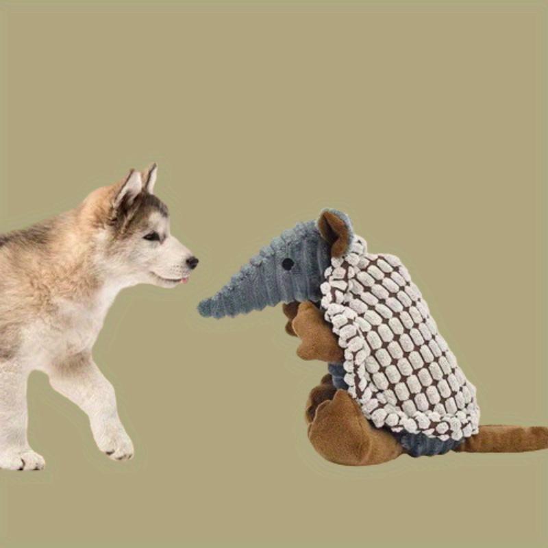 1pc Pet Pangolin Design Vocal Bite Durable Chew and Teeth Grinding Teeth Cleaning for Dogs and Cats Squeaky Plush Toy