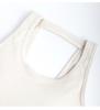 Women's Open-Back Shockproof Yoga Vest with Fixed Cup