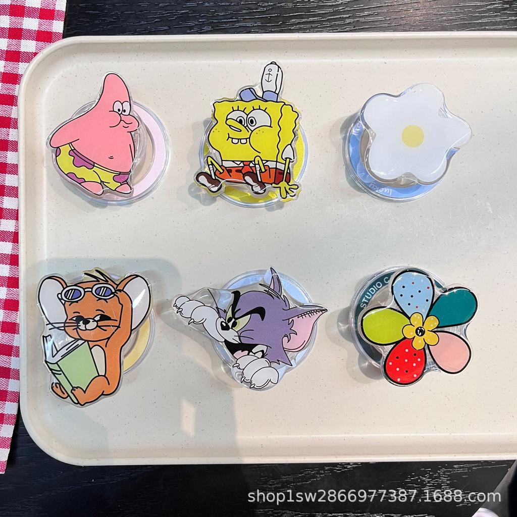 SpongeBob & Patrick Magnetic Airbag Retractable Phone Holder