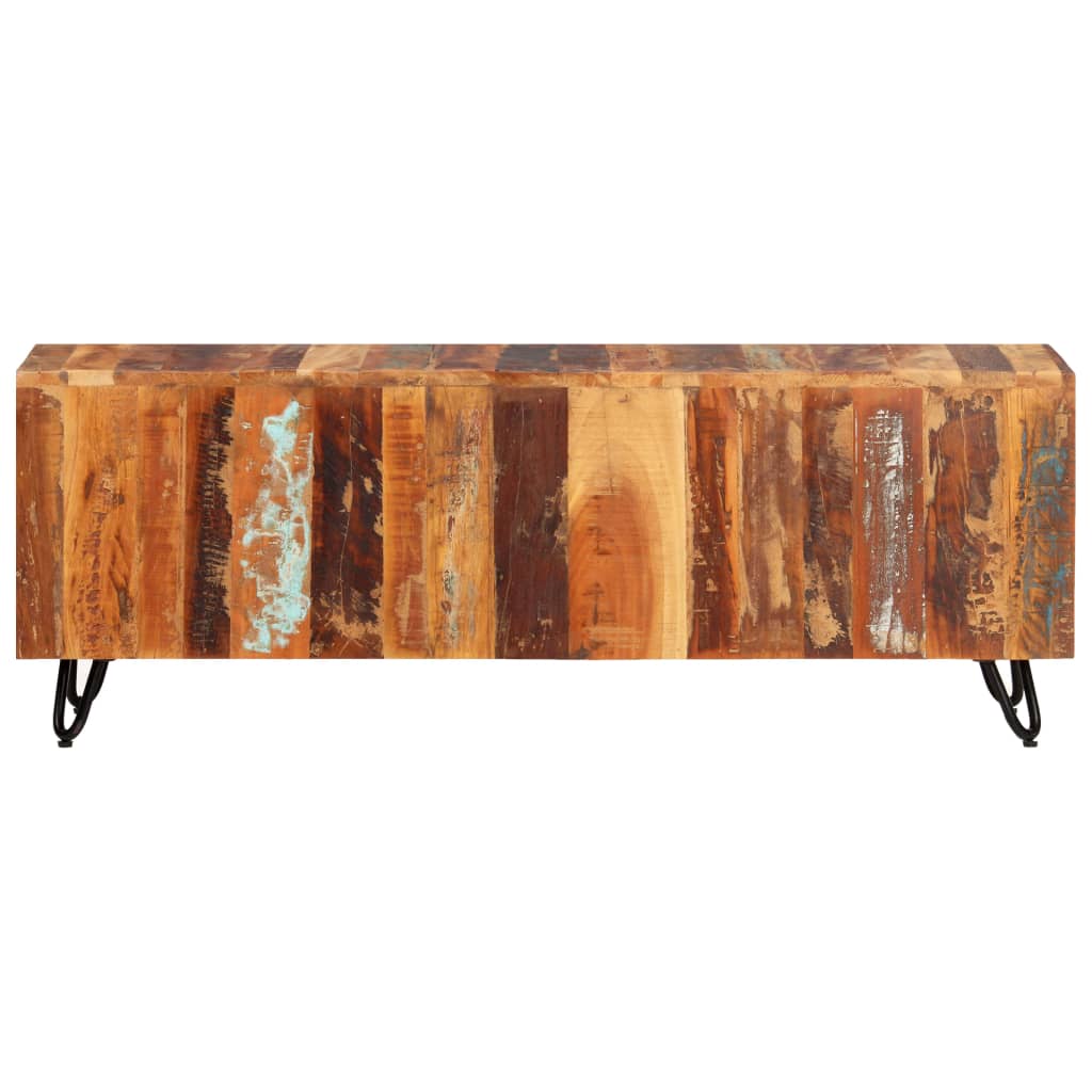Vidaxl Szafka Pod Telewizor, 110X30X40 Cm, Lite Drewno Odzyskane
