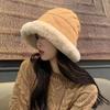 Winter Warm Lambskin Wool Hat Bucket Hat