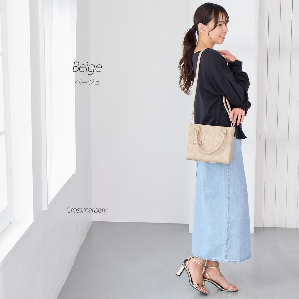 Crossmarberry Mini Tote Bag for Shoulder Faux Synthetic Beige Women, Small, Zippered, Bag, Cute, Stylish, Leather, Adult, Standing, Commuting, Casual,