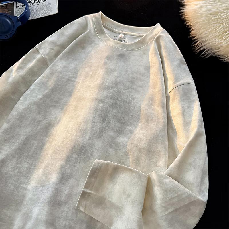 VUUG Men's American Loose Fit Long Sleeve T-Shirt