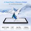 TABWEE T80 Set Android 15 6GB RAM 128GB ROM Tablet 10.1 Palců 1280x 800 FHD Displej Osmijádrový UMS312(T310) PC Tablet