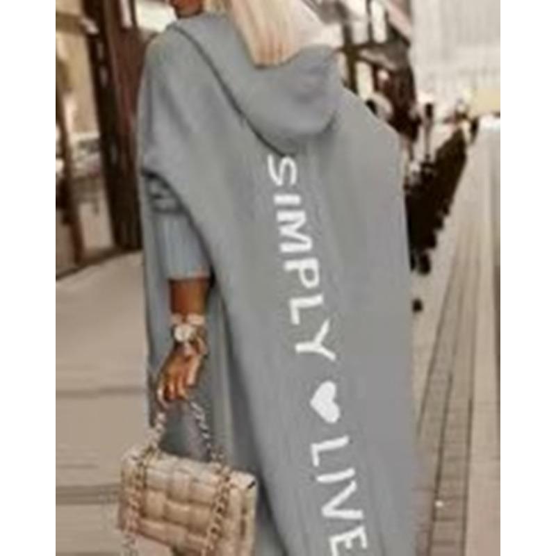 Women's Autumn and Winter Knitted Lazy Loose Casual Medium-length Jumper