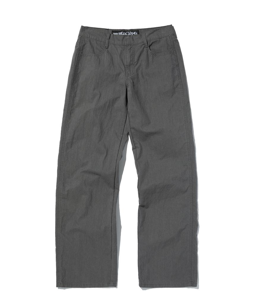 Seuweideu Semi Wide Pants [Charcoal Gray]