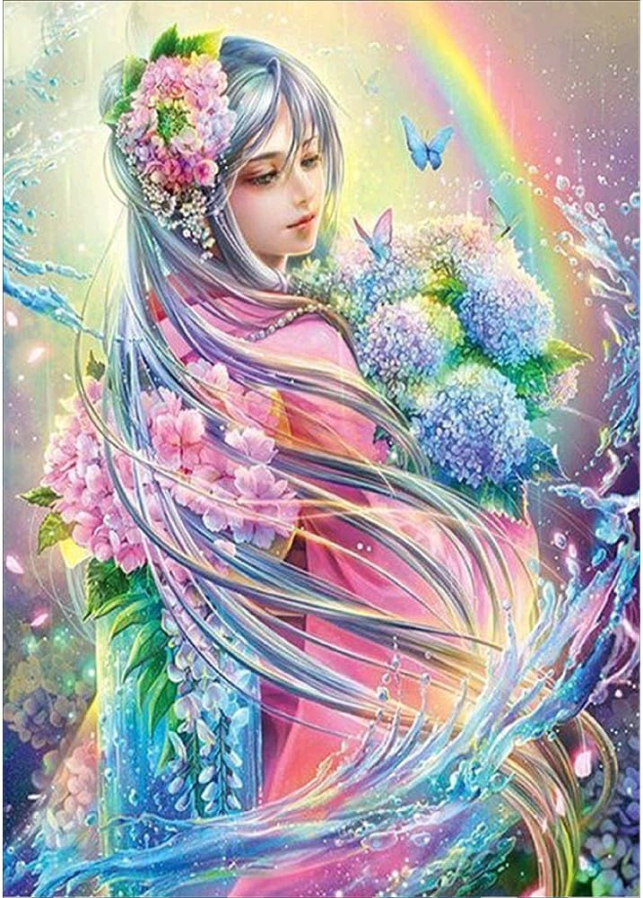 Embroidery Cross Stitch Kits With Diamonds Sparkling Full Drill Painting Accessories For Aesthetic Feeling Knitting Needles In Two Needles Diamonds