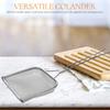 Oil Residue Pasta Drainer Ladle Air Fryer Metal Spoons Cooking Skimmer 304 Stainless Steel Colander Strainer
