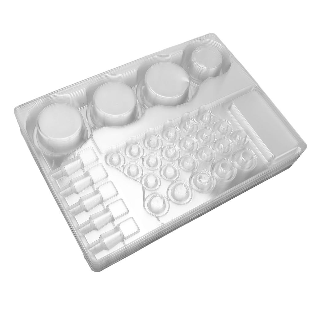 24pcs TAttoo Pigment Tray Disposable Professional Tattoo Cartridge Needle Stand Accessory