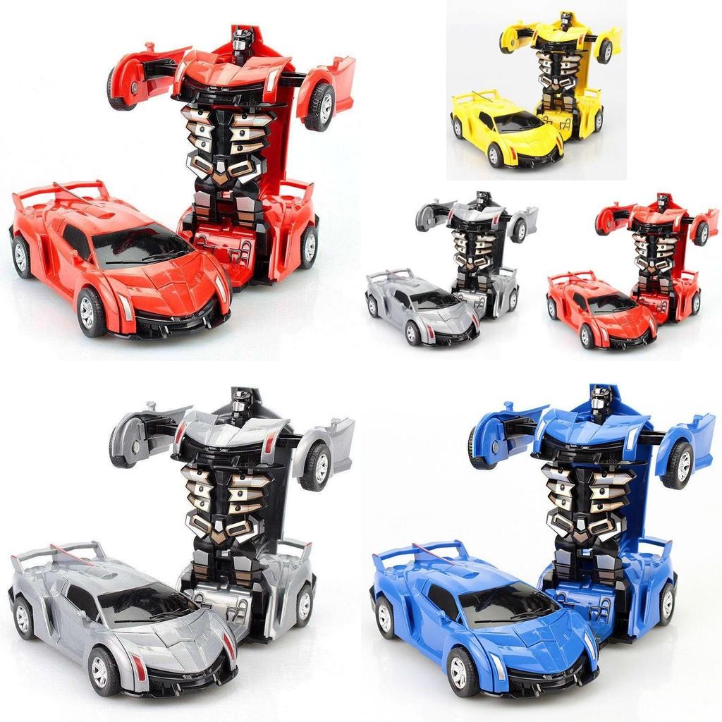 Premium Quality Transforming Collision Car For Children Ideal Gift In Bright Colors