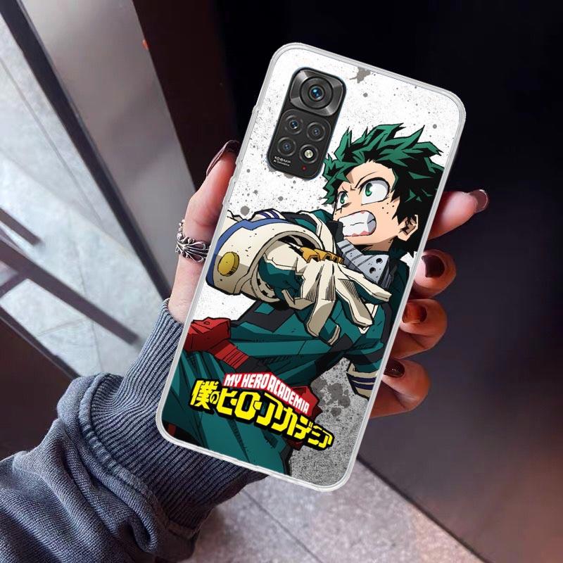 Midoriya Izuku Deku MHA My Hero Phone Case For Xiaomi Redmi Note 10 11 12 13 14 15 Pro Plus 11S 12S 14S 11T 11E 10S Soft TPU Bac