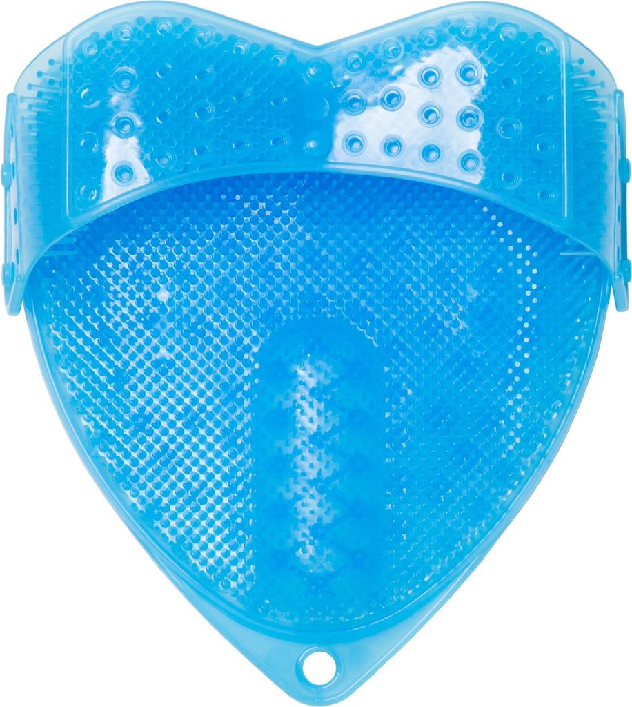 Perie pentru picioare Covoraș pentru spălat picioare și perie inferioară Spală pentru picioare sănătoasă Jerry Feet Cadou pentru îngrijirea picioarelor în (Upper Cleans) (Aoi) [Făcut Japonia]