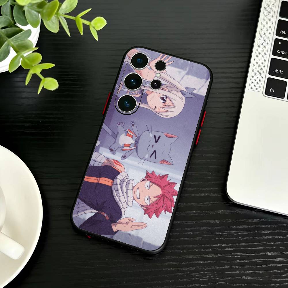 

Чехол для телефона ANIME Y-FAIRY TAIL для Samsung S26, S25, S24, S23, S22, S30, S21, Ultra, Plus, FE 5G Черный Мягкий чехол Samsung S21Ultra