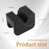 4PCS Slotted Pinch Weld Jack Pad,Rubber Pinch Weld Jack Adapter Provides Cushioning And Non-Slipping,Universal 2 Ton Jack Stand Pads Car Accessories