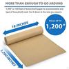 30M Brown Kraft Paper Friendly Decorative Easel Roll DIY for Birthday Gift Packing,