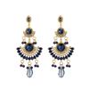 Retro Tassel Earrings Rhinestone Ear Drop Jewelry Ethnic Bride Accessories