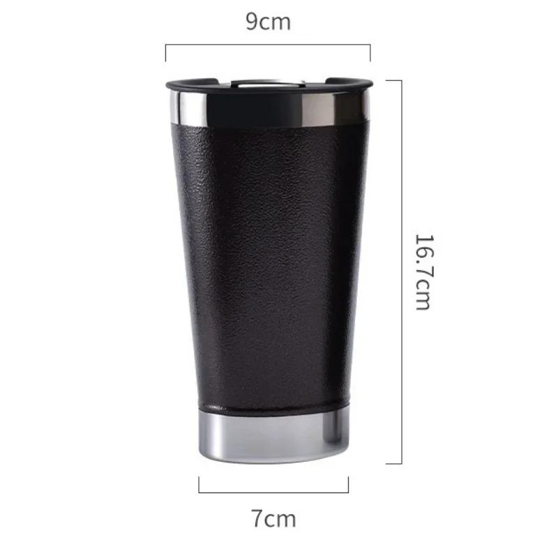 Stainless Vacuum Insulated Cup Double Wall Beer Mug Bottle Opener Car Coffee Cup Portable Travel Tumbler Hot/Cold Drinkware