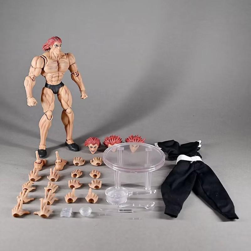 New 3 Styles  1/12 Son Of Ogre Baki Hanma Baki Venue Exclusive Version Action Figures Room Decor Doll Boy Toy Gift Collectible