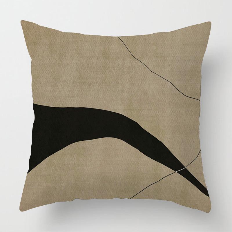 Home Decor Modern Abstract Geometric Pattern Pillow Covers Pattern Cushion Cover Suitable For Sofa Bedroom Car Pillow Cover