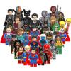 Minifigures Super Heroes Wander Woman The Flash Bat-man Aquaman Building Blocks Toys