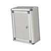 Small Suggestion Box with Lock Organizer Multipurpose 19.5x9.5x27.2cm Letter Box Drop Box for Customer Center Scratch Resistant