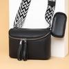 Genuine Leather Women's Bag, Simple Single-shoulder Crossbody Bag, Niche Cowhide Saddle Bag