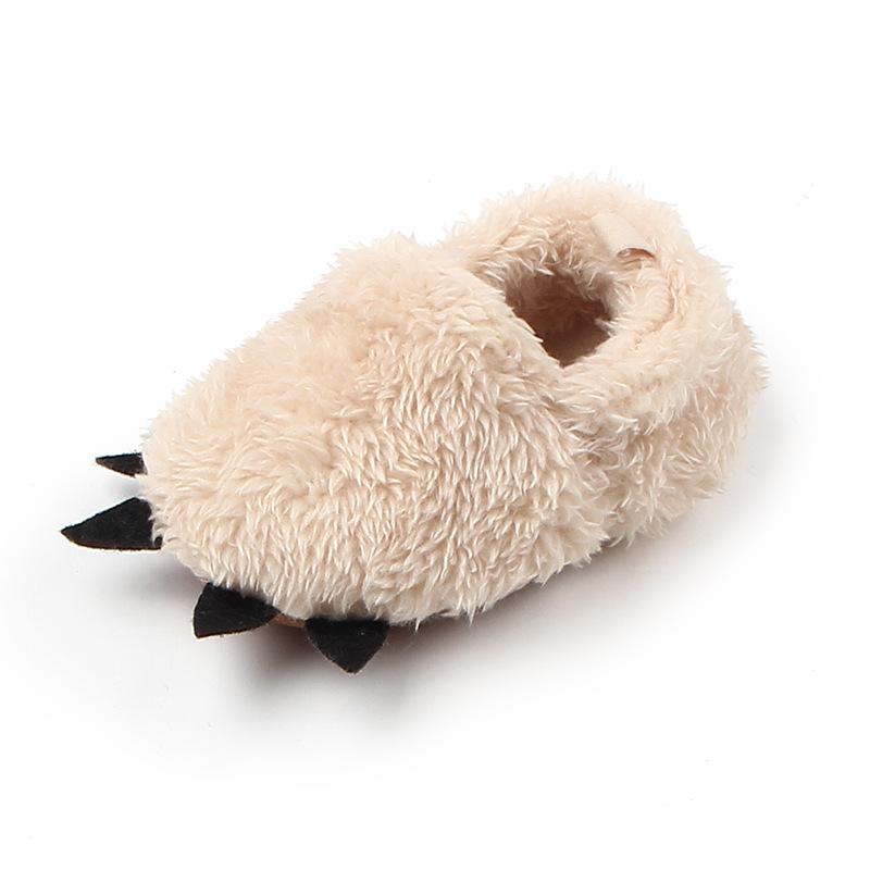 

Winter Plush Paws Non-Shedding Baby Toddler Shoes MR0708 11 cm абрикосовый