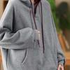 Sweatshirt for Women Cotton Oversize Hooded Thickened Loose Casual Pullover Long Sleeve Top Sweatshirt