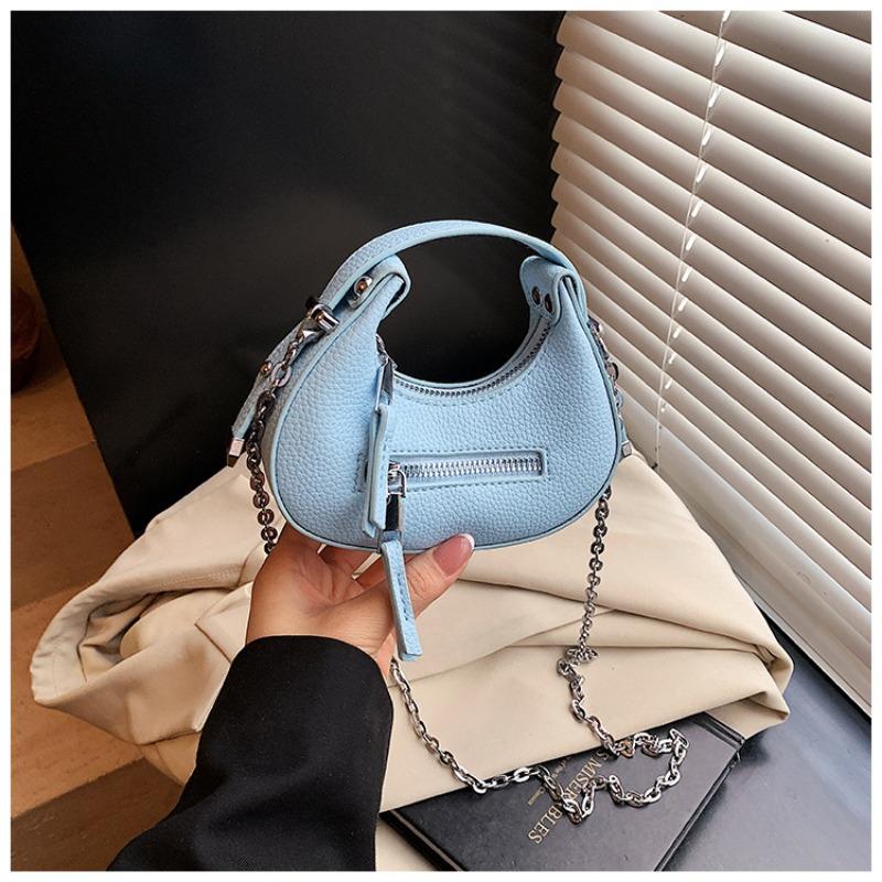 Textured portable small square bag women's trend fashion shoulder bag niche simple versatile women's bag trend