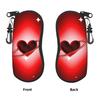Love Hearts Valentine  Glasses Case Cover  Outdoor Sunglasses Case Fashion Eyewear Accessory Portable Eyeglass Cases Cover