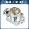 INFINAUTO Throttle Body Assembly 80mm Car Actuator Aluminum Alloy Silver Tone 1pc