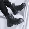 British Martin Boots 2025 New Spring and Autumn Side Zipper Black Short Boots Handsome Men's Boots 2829-R