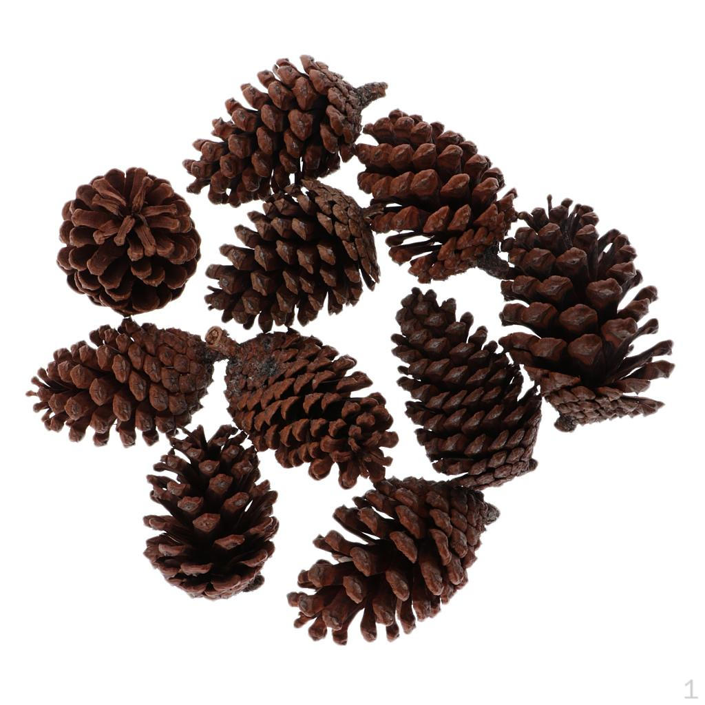 

10 Cone Balls to Hang on The Christmas Tree C 6-8CM