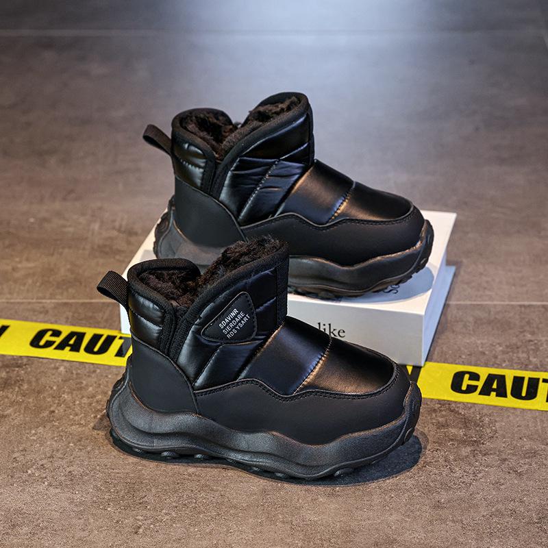 2025 Kids  Waterproof Non-slip Snow Boots - Warm, Velvet-Lined for Girls & Boys 37