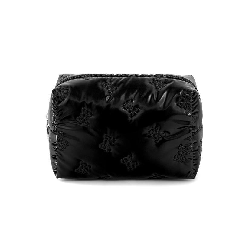 Octagonal Butterfly Makeup Bag: Large, Versatile, and Portable with Zipper