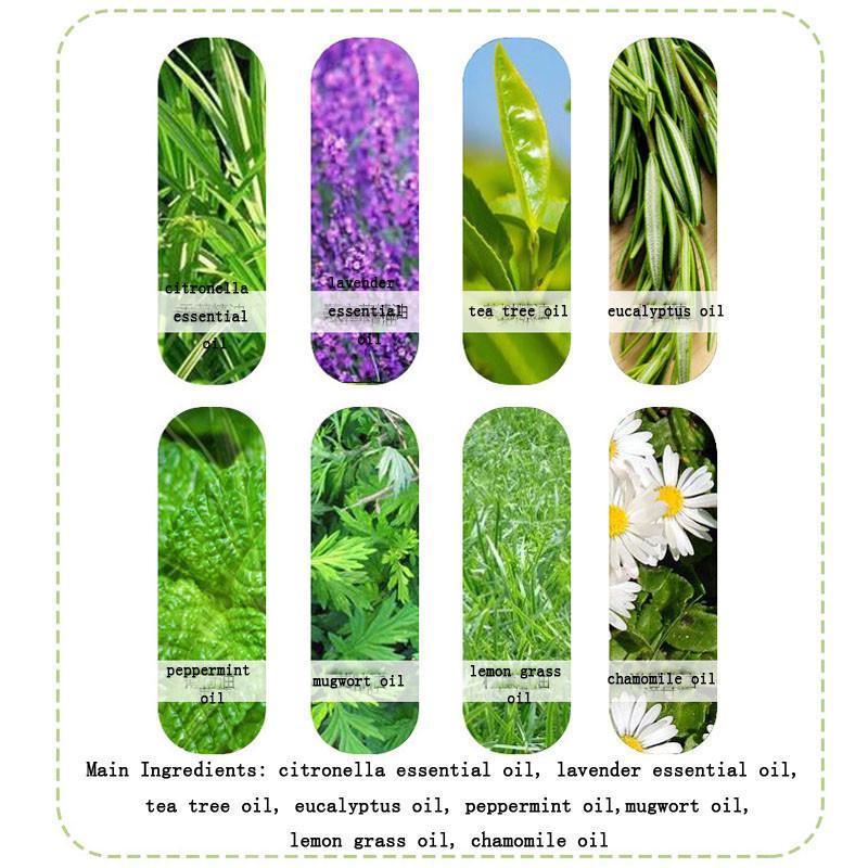 Anti-mosquito Bracelet 1pc Silica Gel Band Plant Essential Oil Insect Repeller