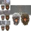 Exquisite Black Myth Wukong Mask For Halloween Cosplay Stunning Sun Wukong Costume Accessory
