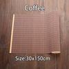 Natural Bamboo Table Runner Placemat Tea Mats Table Placemat Pad Ceiling Decor Home Cafe Restaurant Decoration