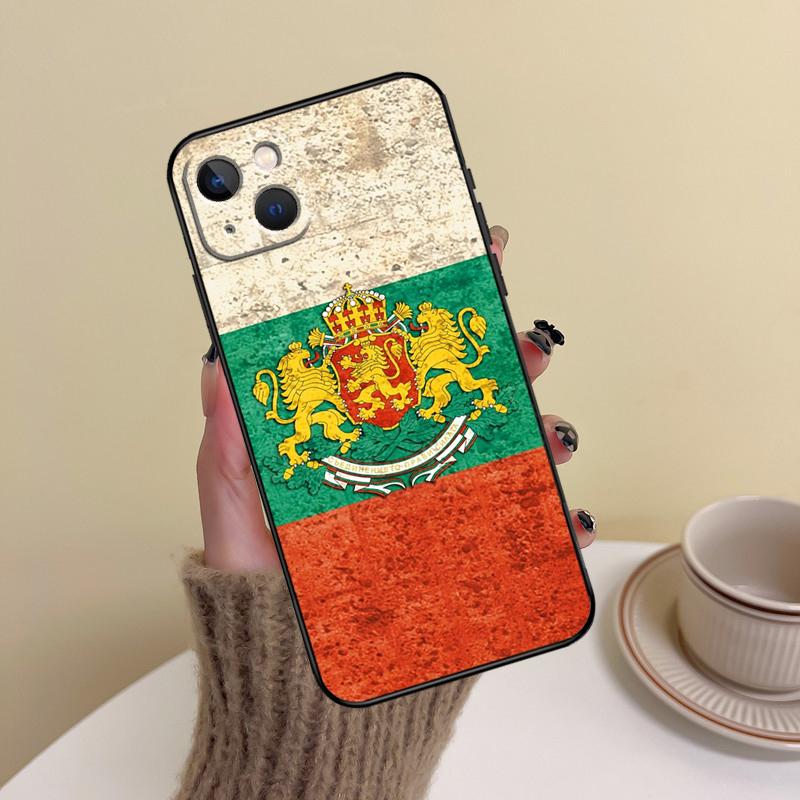 Bulgaria National Flag Phone Case For iPhone 15 14 Plus 11 12 13 16 Pro Max Mini 7 8 X XR XS Max Cover